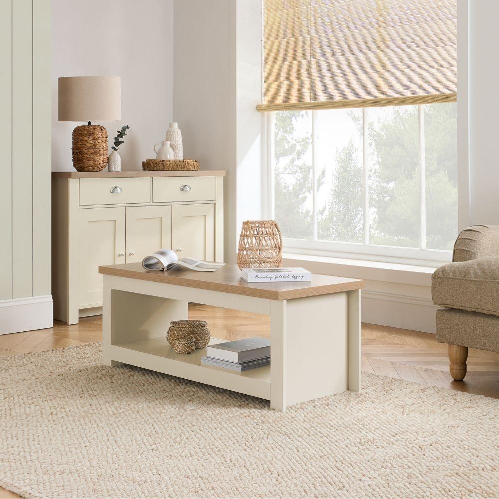 Cream & Oak - Birlea - Highgate Coffee Table - 1