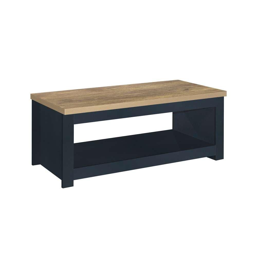 Navy Blue & Oak - Birlea - Highgate Coffee Table - 2