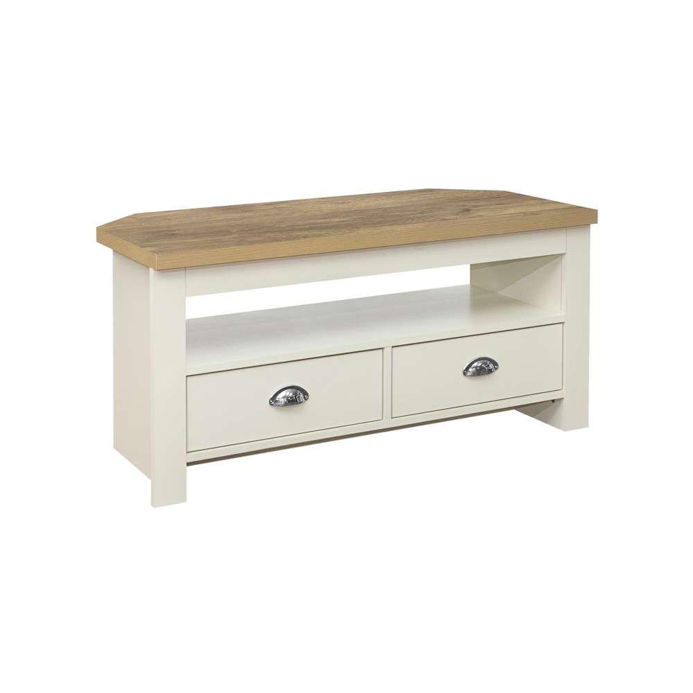 Cream & Oak - Birlea - Highgate Corner TV Unit - 2
