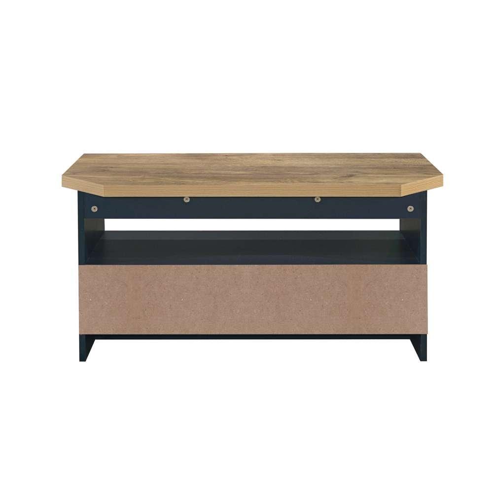 Navy Blue & Oak - Birlea - Highgate Corner TV Unit - 3