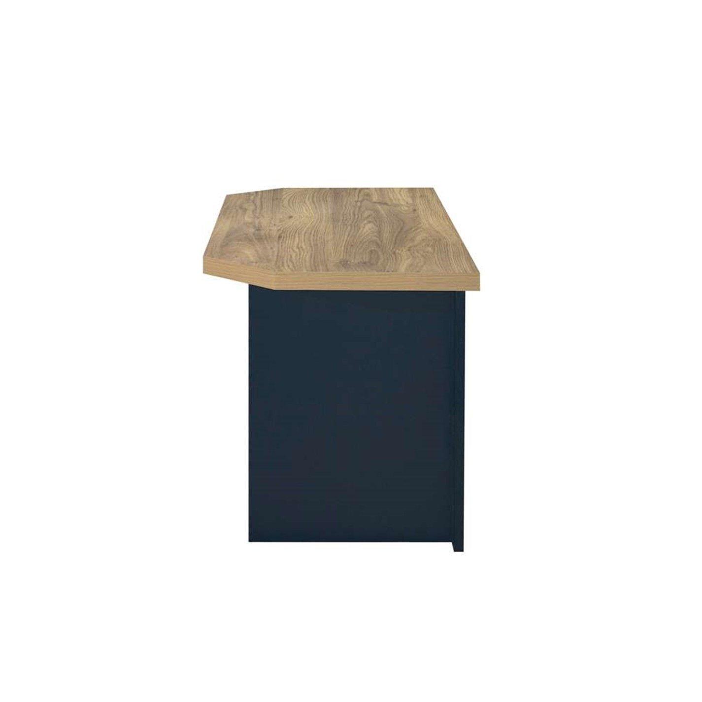 Navy Blue & Oak - Birlea - Highgate Corner TV Unit - 6