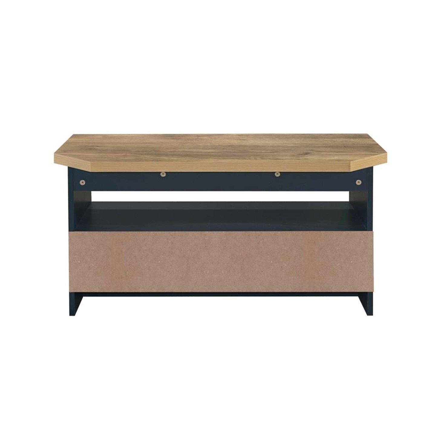 Navy Blue & Oak - Birlea - Highgate Corner TV Unit - 7
