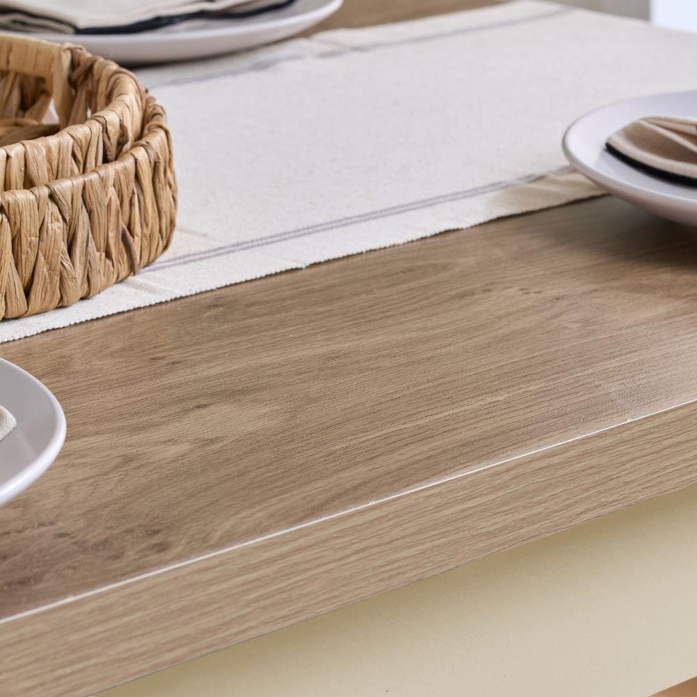 Cream & Oak - Birlea - Highgate Dining Table & Bench Set - 3