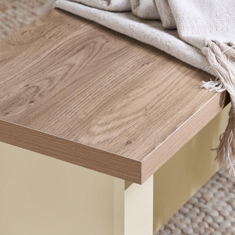 Cream & Oak - Birlea - Highgate Dining Table & Bench Set - 5