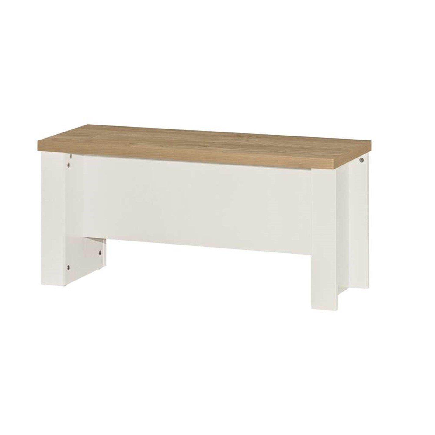 Cream & Oak - Birlea - Highgate Dining Table & Bench Set - 8