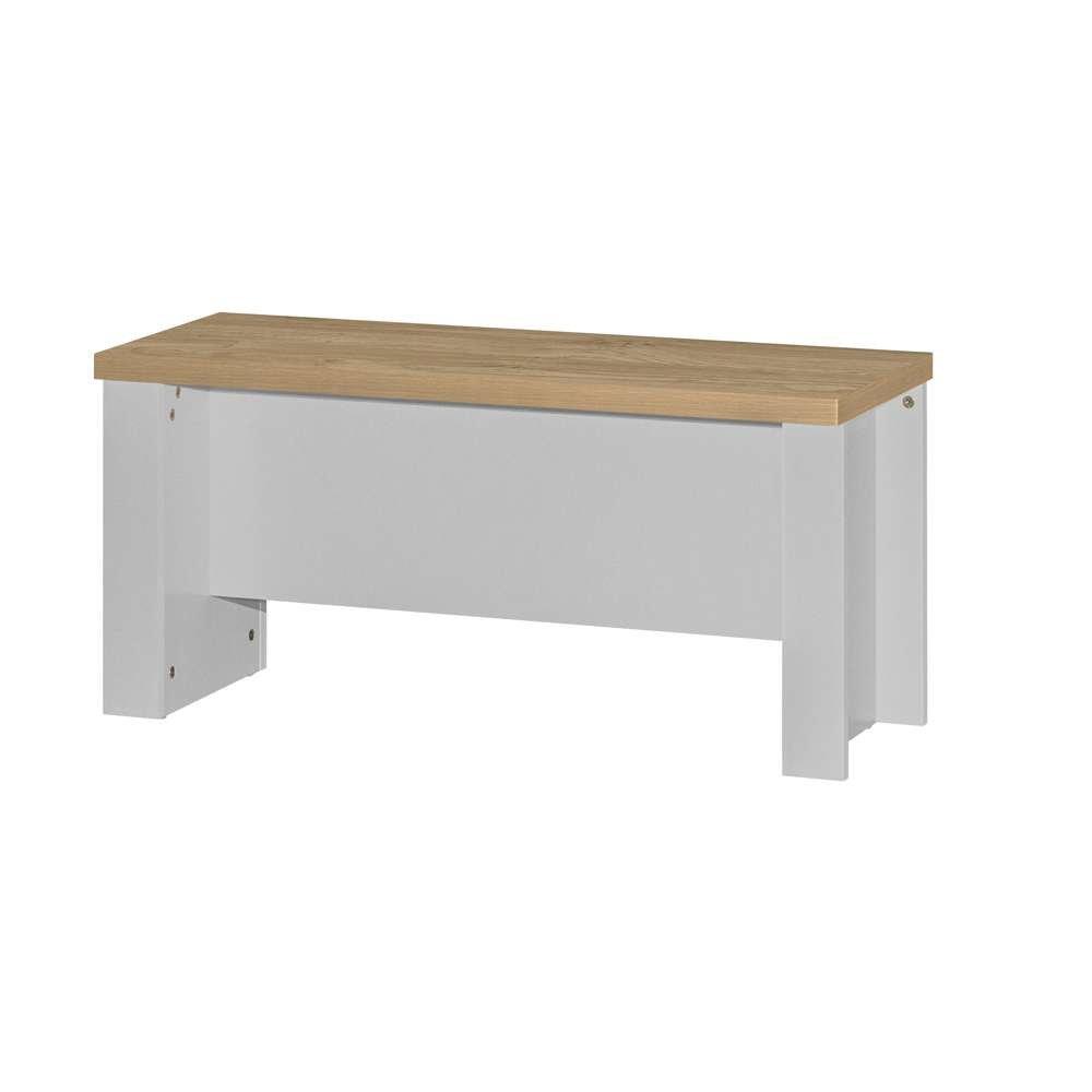 Grey & Oak - Birlea - Highgate Dining Table & Bench Set - 5