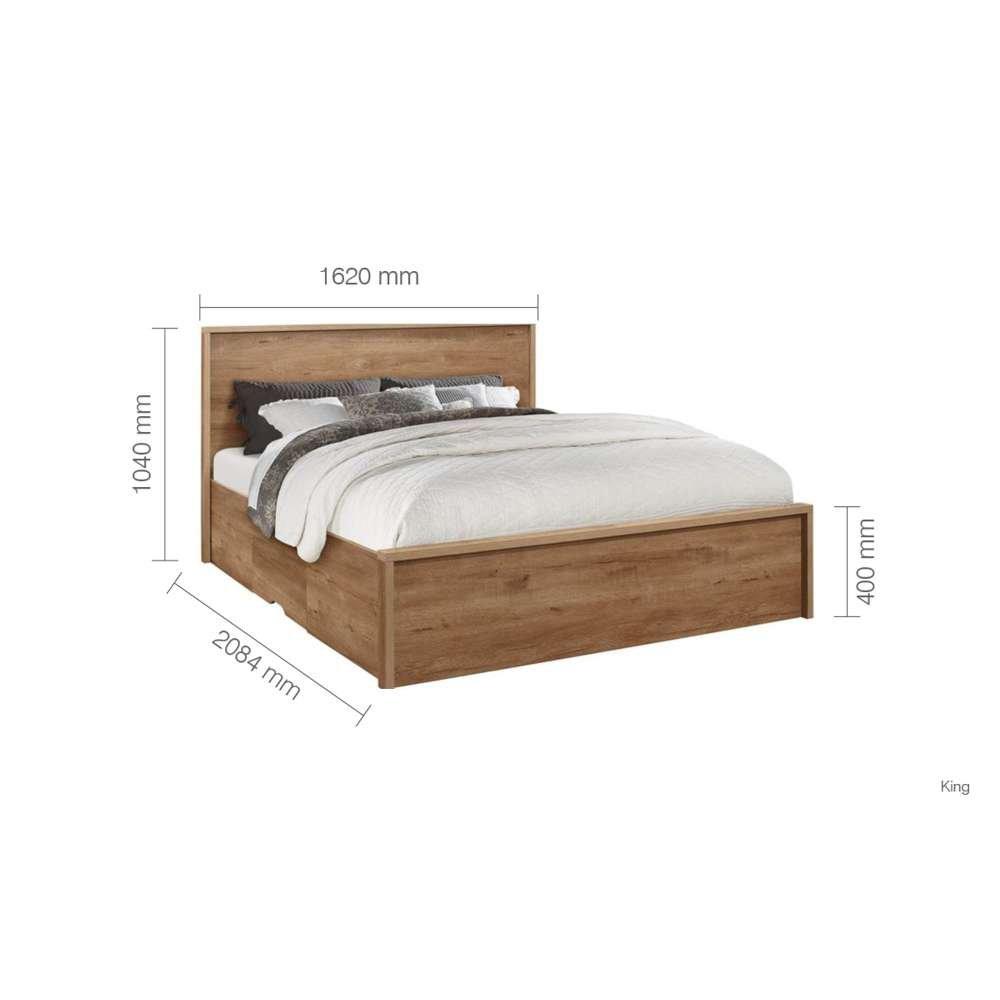 Rustic Oak - Birlea - Stockwell Bed Rustic - 8