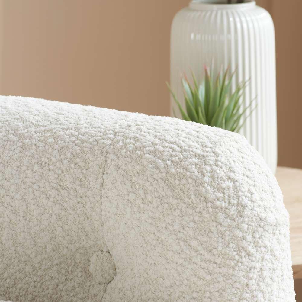 White Boucle - Birlea - Padstow Chair - 3