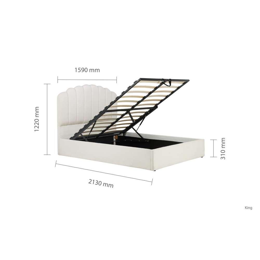 White - Birlea - Monaco Ottoman Bed - 11