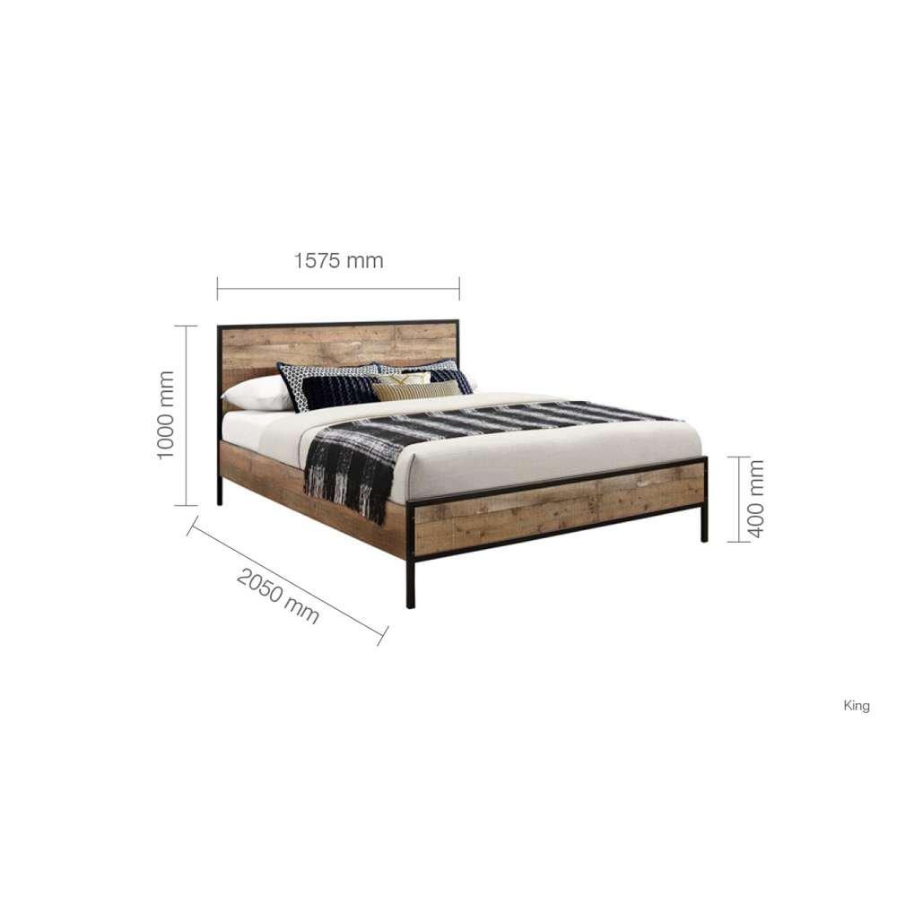 Rustic - Birlea - Urban Rustic Bed - 8
