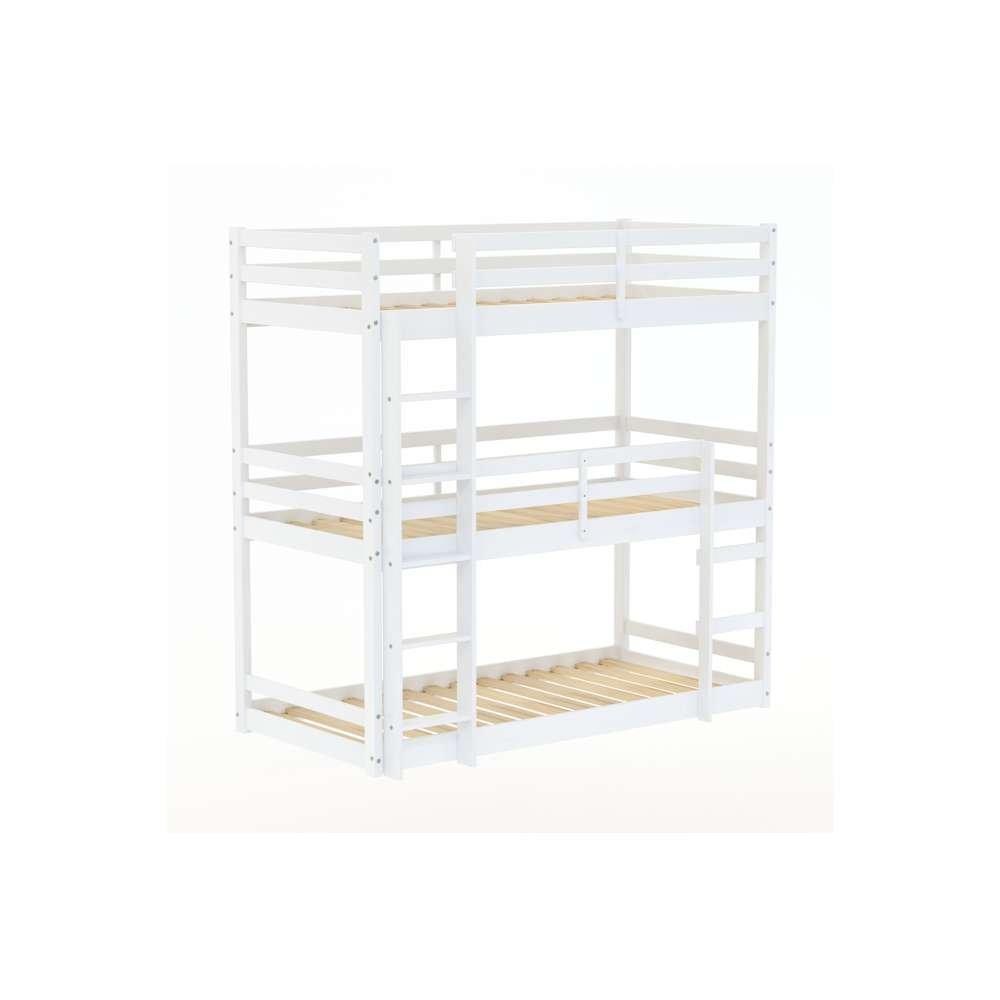 White - Birlea - Tressa Triple Bunk Bed - 4