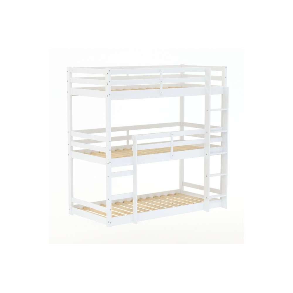 White - Birlea - Tressa Triple Bunk Bed - 5