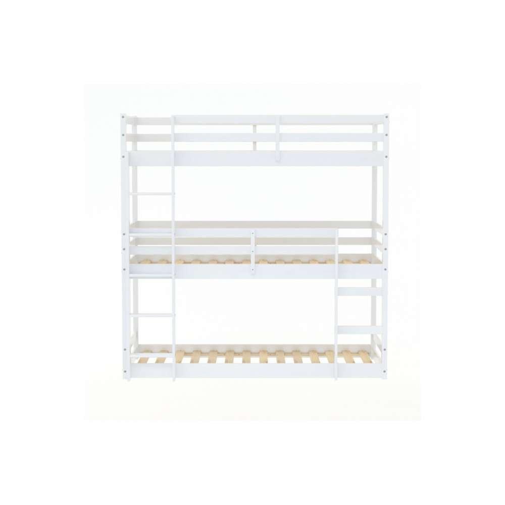 White - Birlea - Tressa Triple Bunk Bed - 7