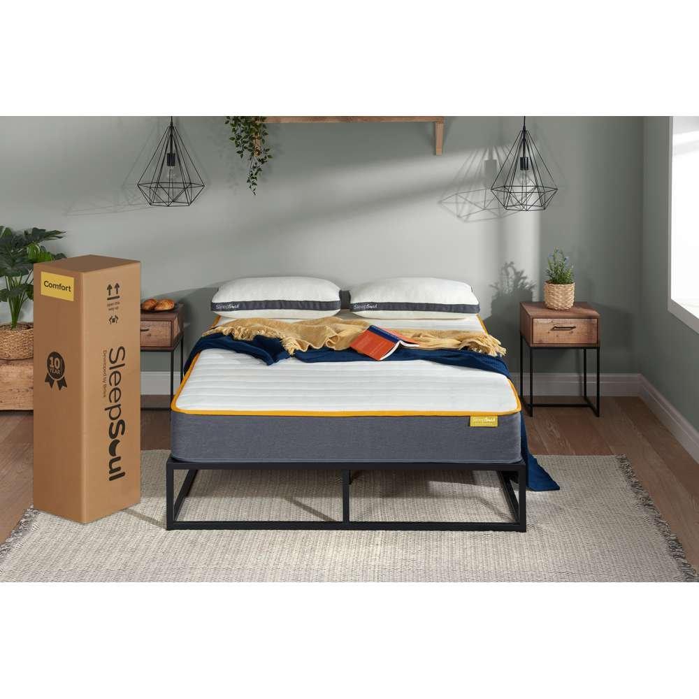 White - SleepSoul - Sleepsoul Comfort 800 Pocket Mattress - 2