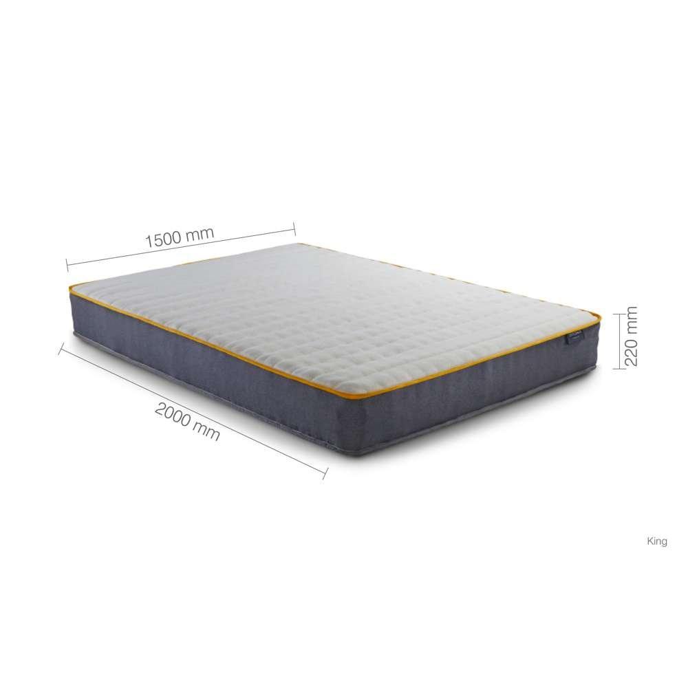 White - SleepSoul - Sleepsoul Comfort 800 Pocket Mattress - 7