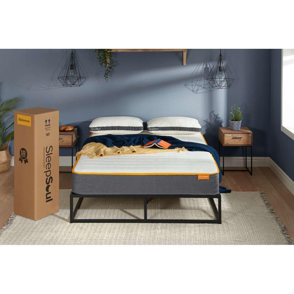 White - SleepSoul - Sleepsoul Balance 800 Pocket Mattress - 2