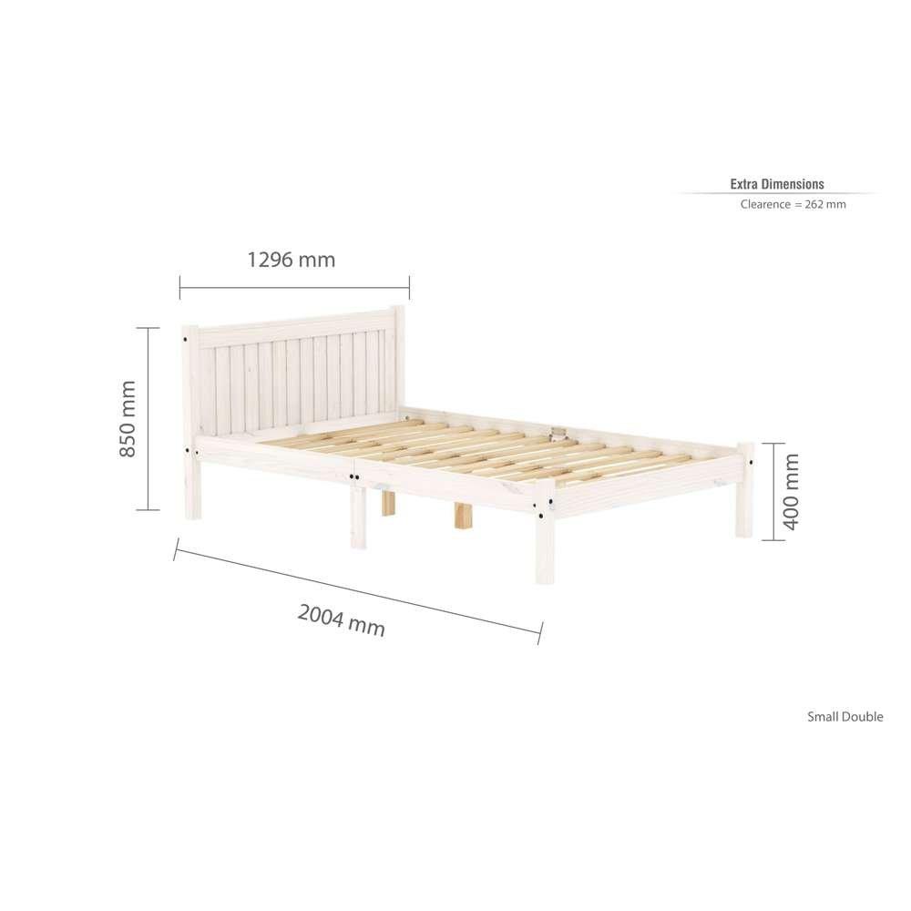 White Wash - Birlea - Rio Pine Bed - 6
