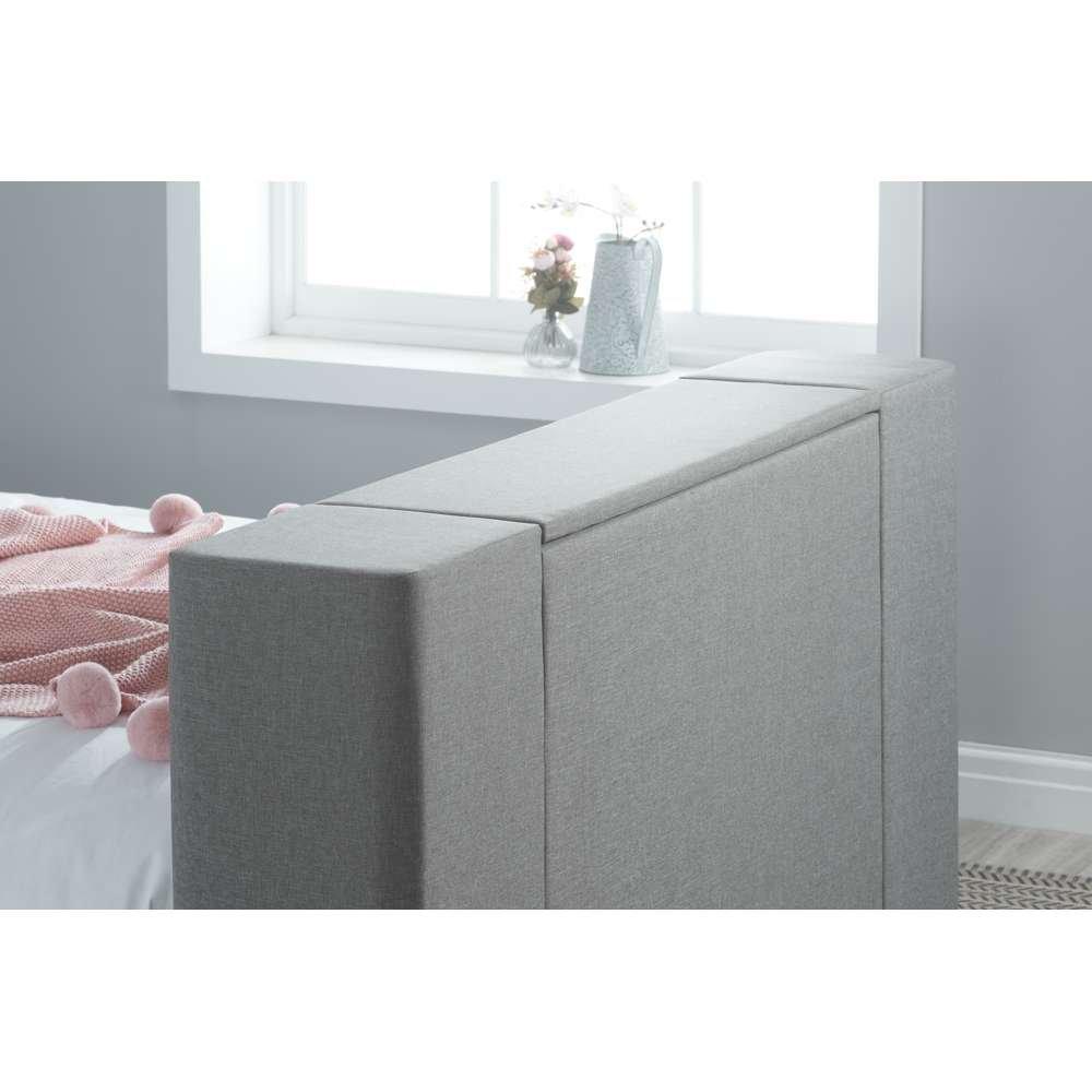 Grey - Birlea - Plaza TV Bed In Grey - 3