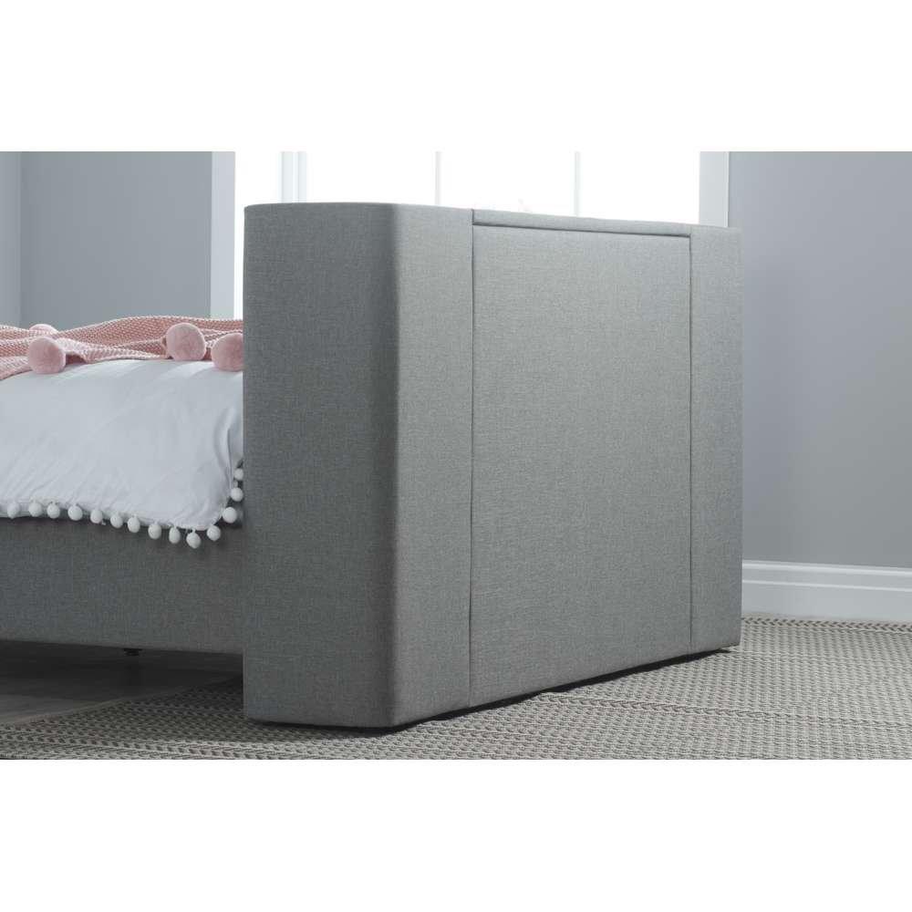 Grey - Birlea - Plaza TV Bed In Grey - 5