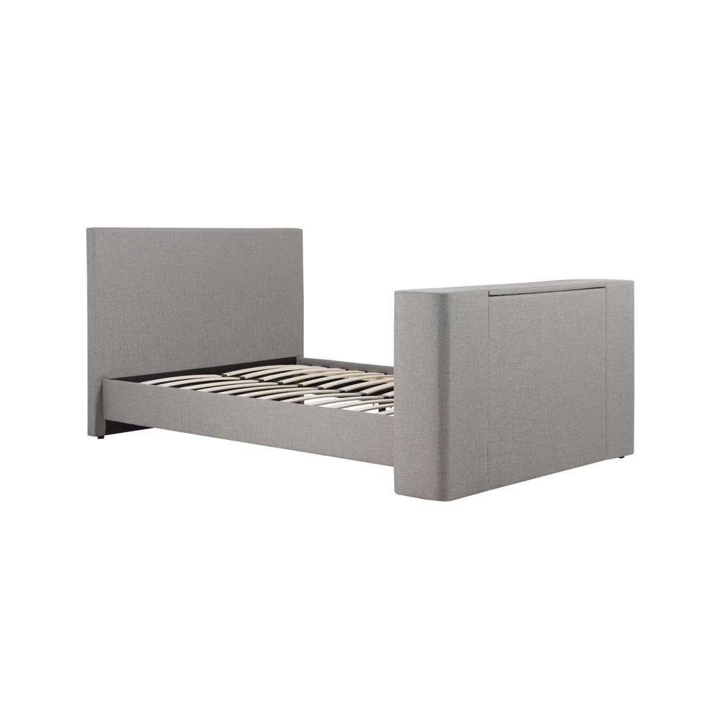 Grey - Birlea - Plaza TV Bed In Grey - 8