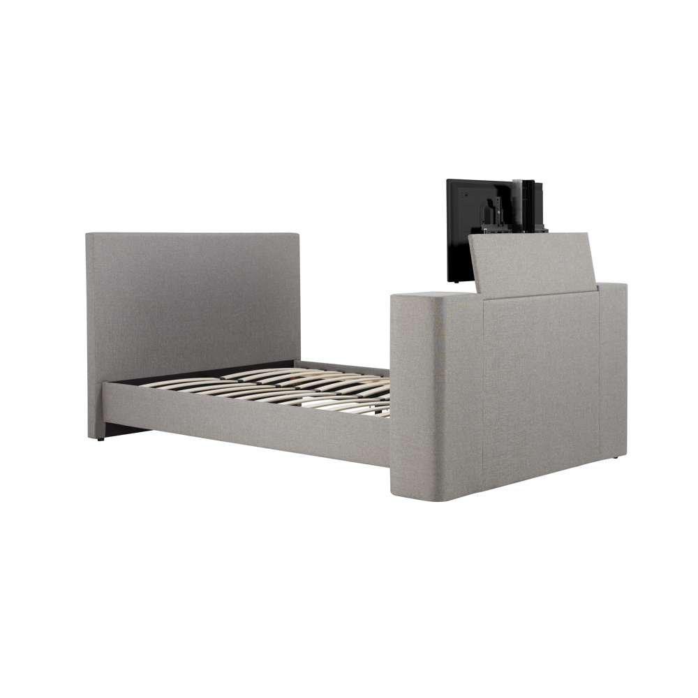 Grey - Birlea - Plaza TV Bed In Grey - 9