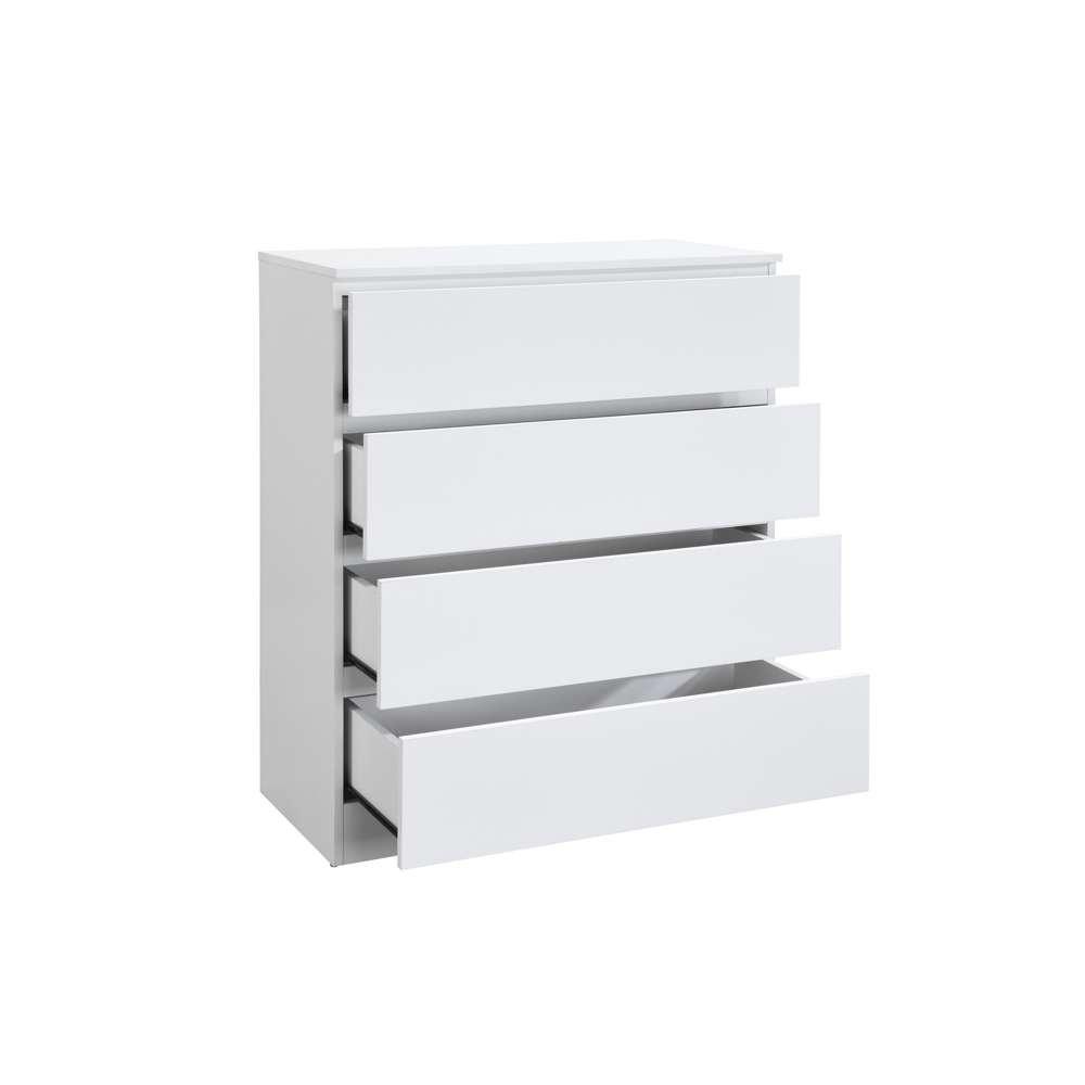 White - Birlea - Oslo 4 Drawer Chest - 3