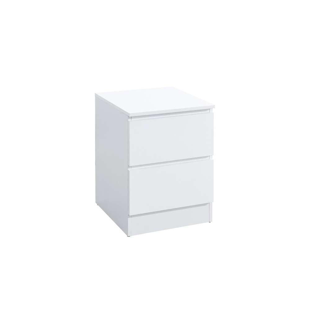 White - Birlea - Oslo 2 Drawer Bedside Table - 3