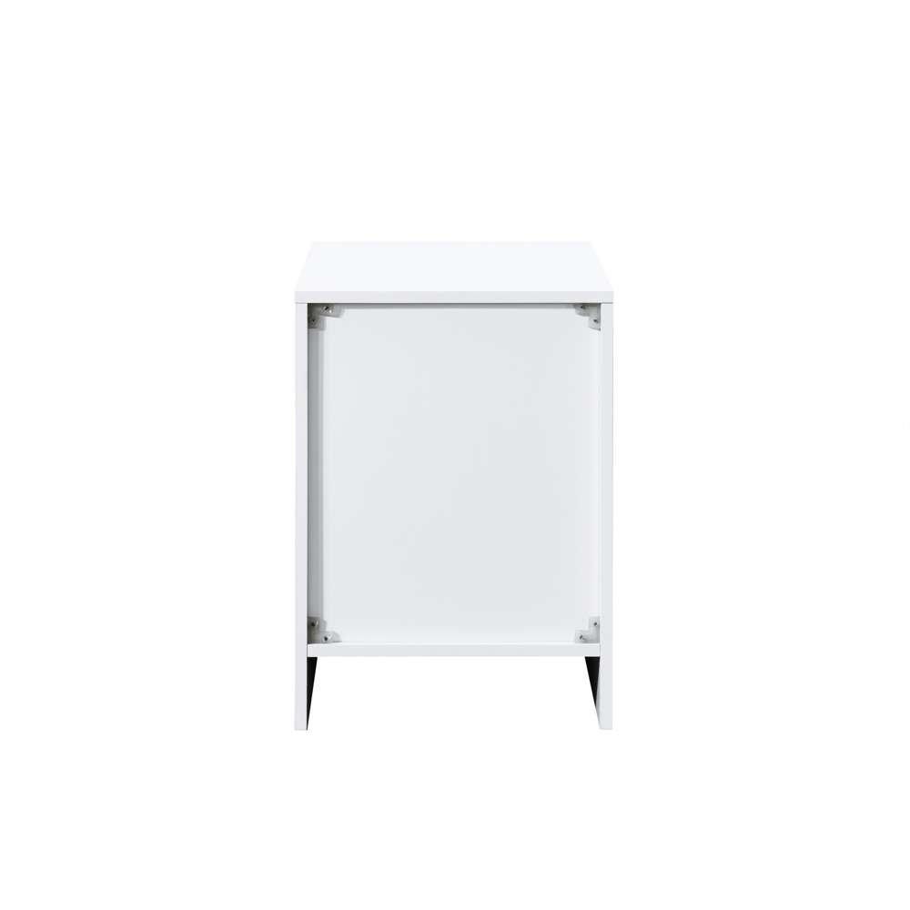 White - Birlea - Oslo 2 Drawer Bedside Table - 5