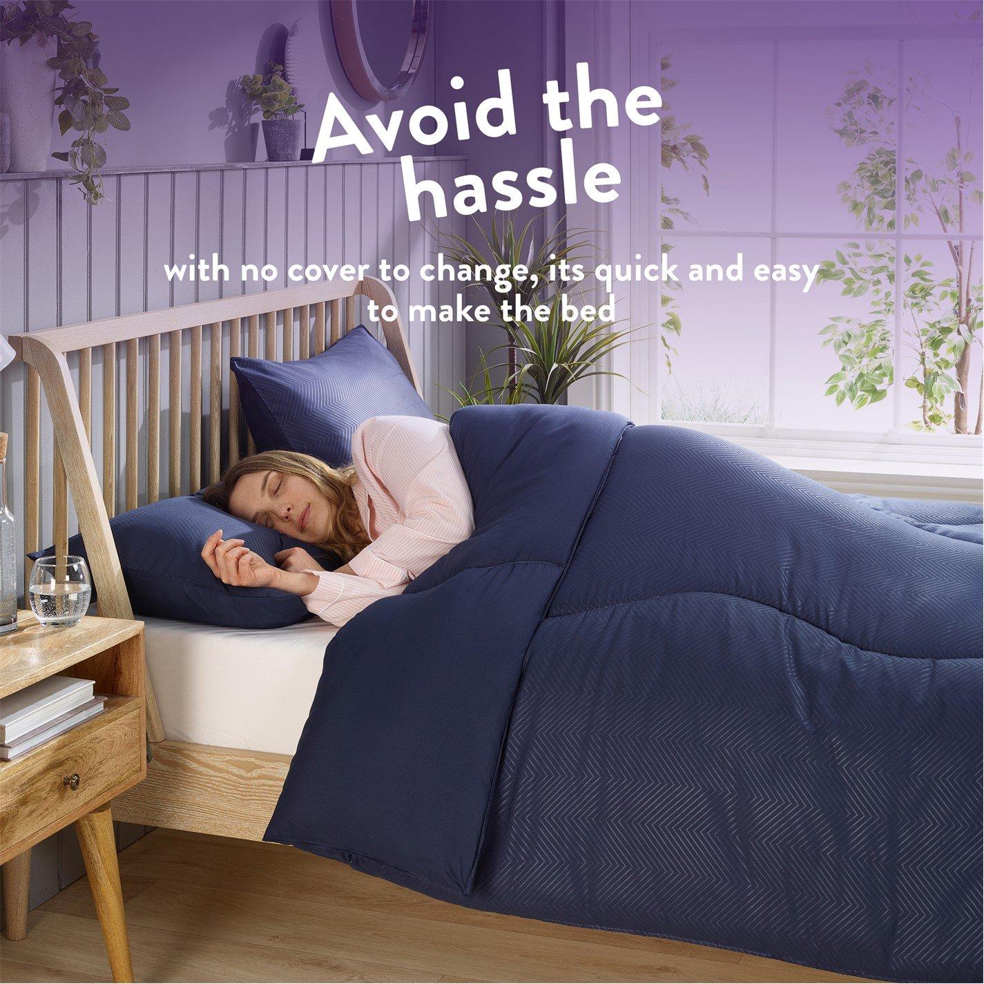 Herringbone - Slumberdown - Coverless Comfort 10.5 Tog Duvet - 2