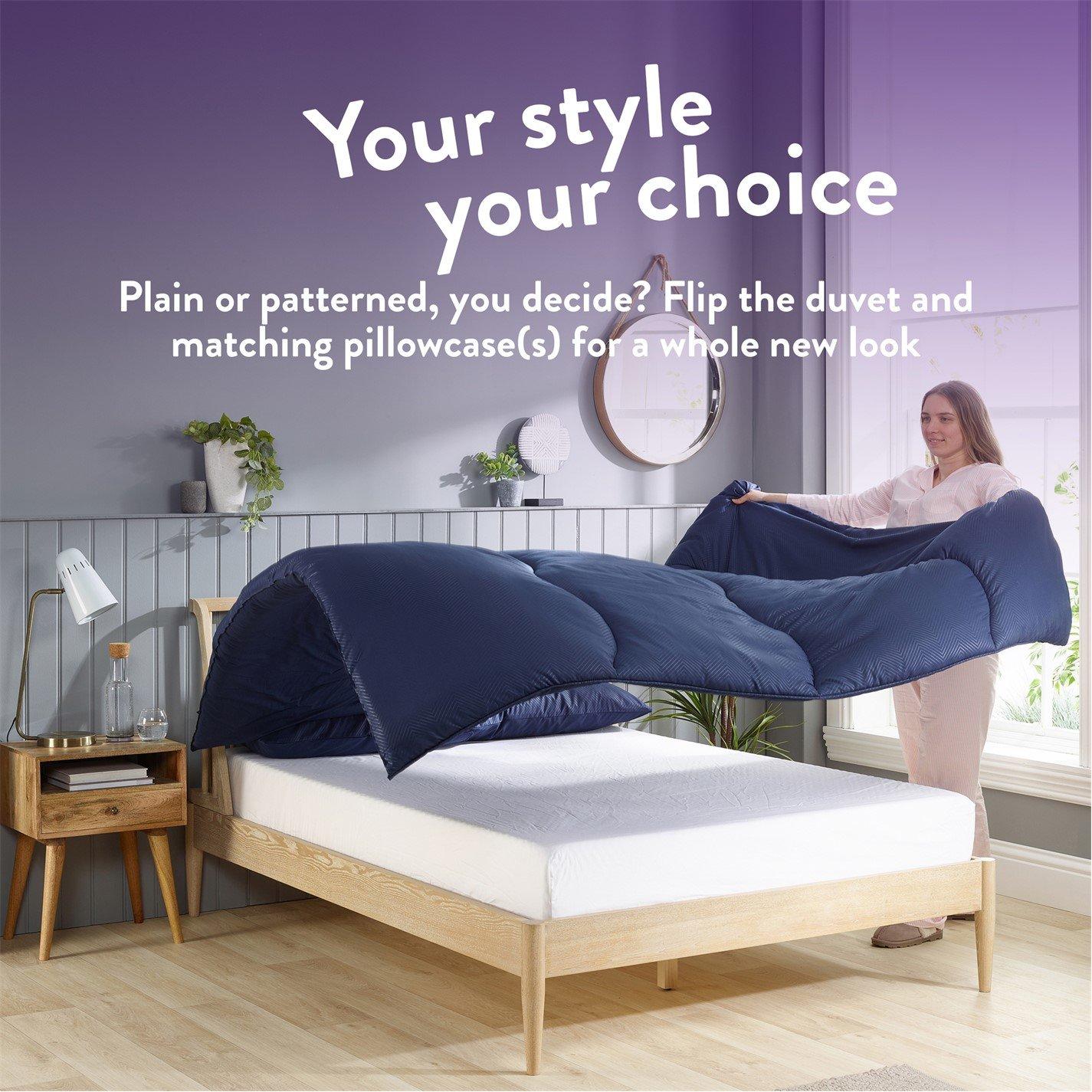 Herringbone - Slumberdown - Coverless Comfort 10.5 Tog Duvet - 3