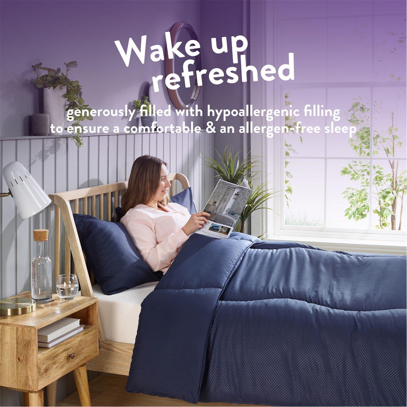 Herringbone - Slumberdown - Coverless Comfort 10.5 Tog Duvet - 5