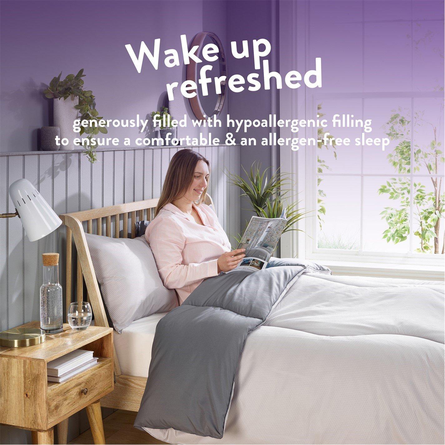 Embossed Waffle - Slumberdown - Coverless Comfort 10.5 Tog Duvet - 4