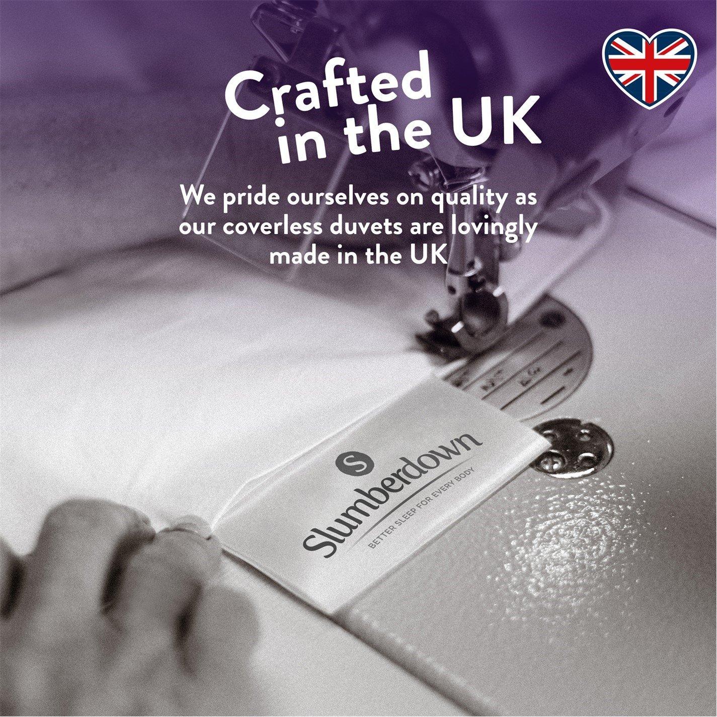 Embossed Waffle - Slumberdown - Coverless Comfort 10.5 Tog Duvet - 8