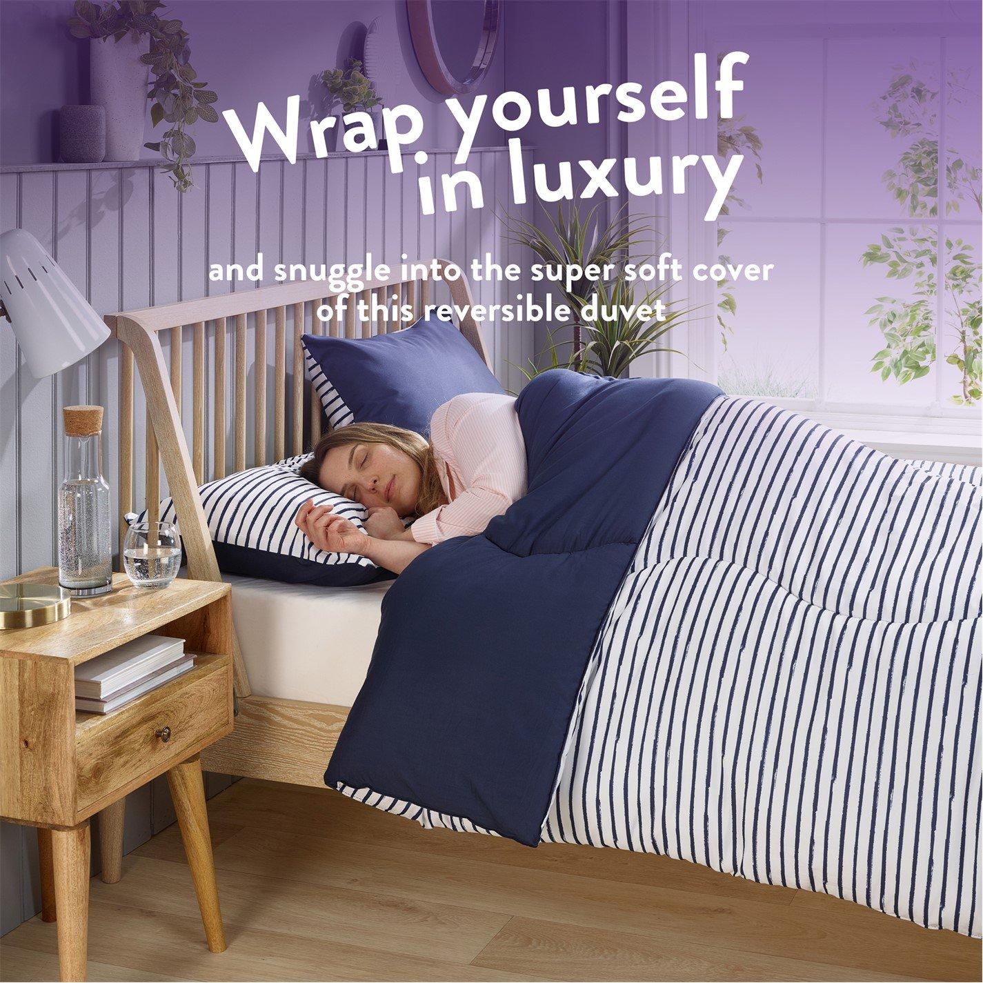 Printed Stripe - Slumberdown - Coverless Comfort 10.5 Tog Duvet - 4