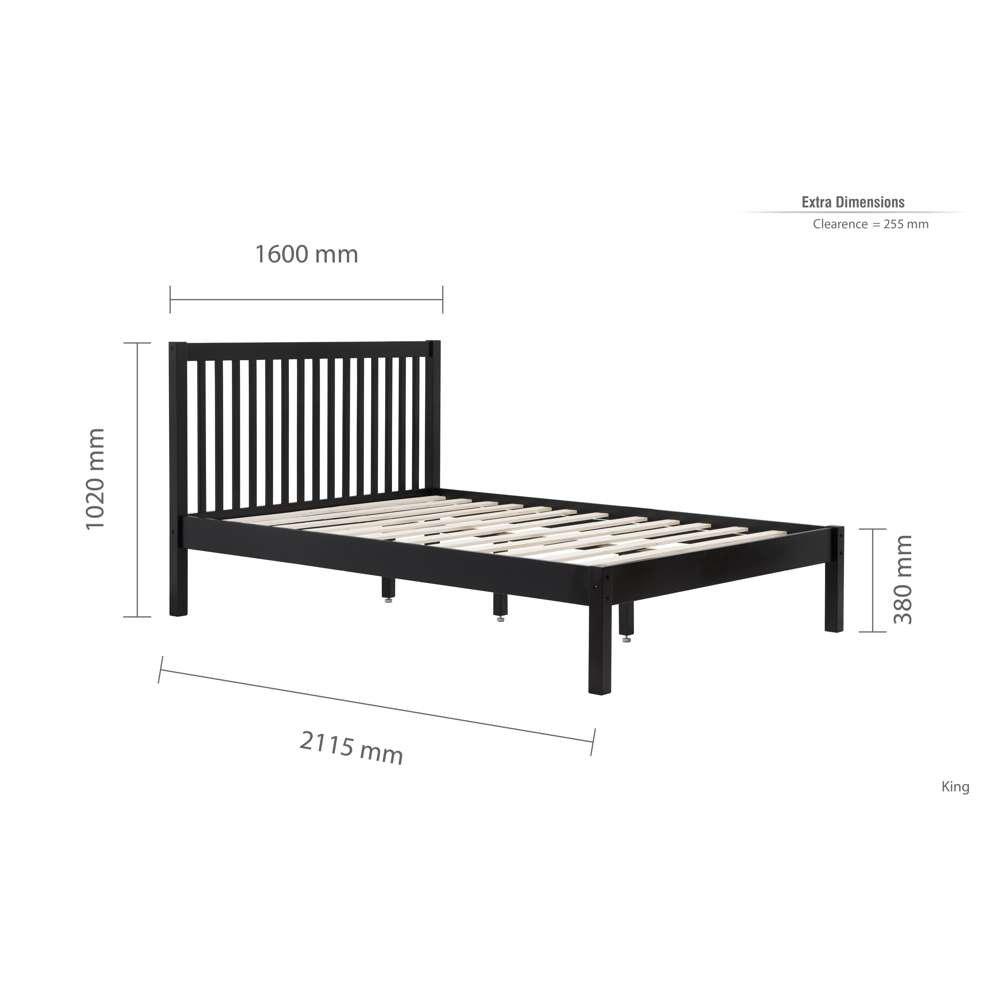Black - Birlea - Nova Bed In Black - 9