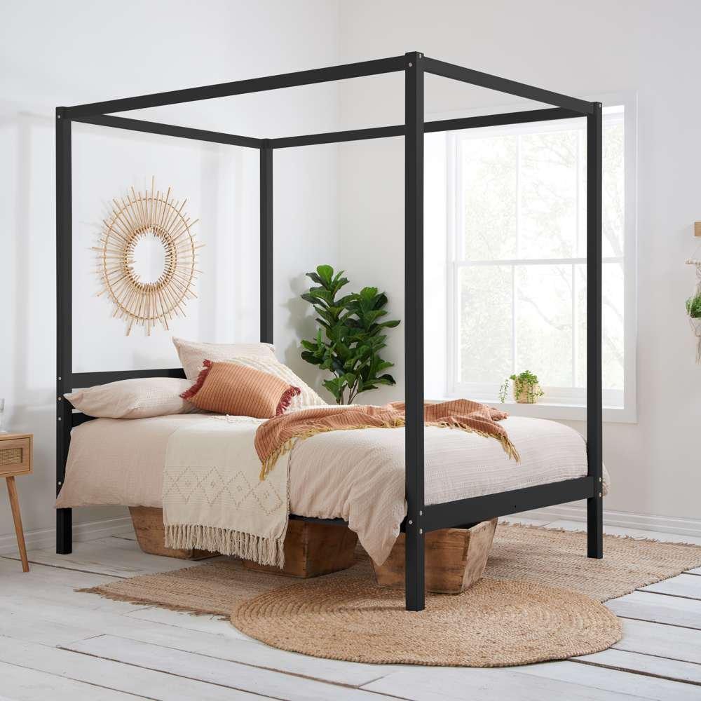 Black - Birlea - Mercia Four Poster Bed - 1