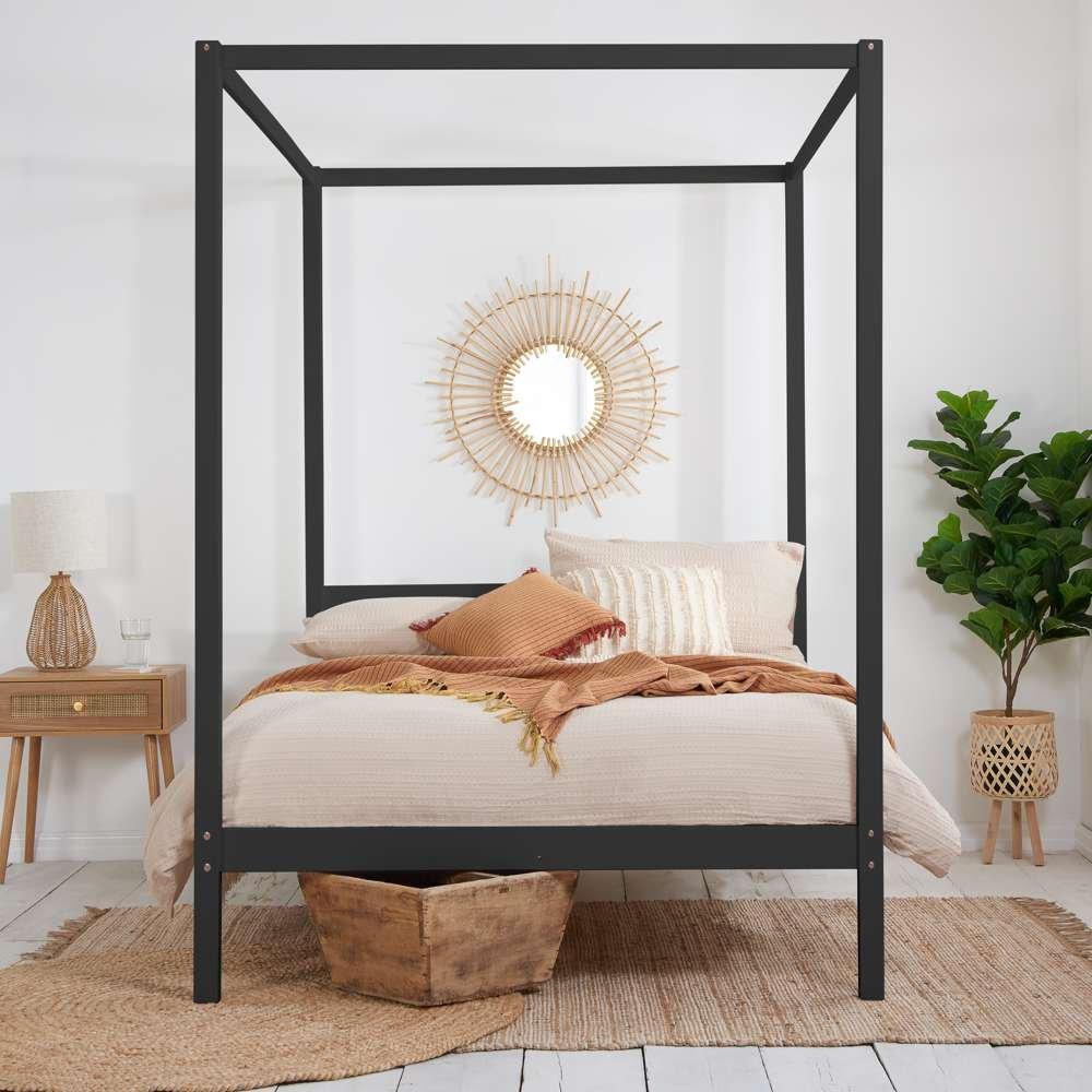 Black - Birlea - Mercia Four Poster Bed - 2