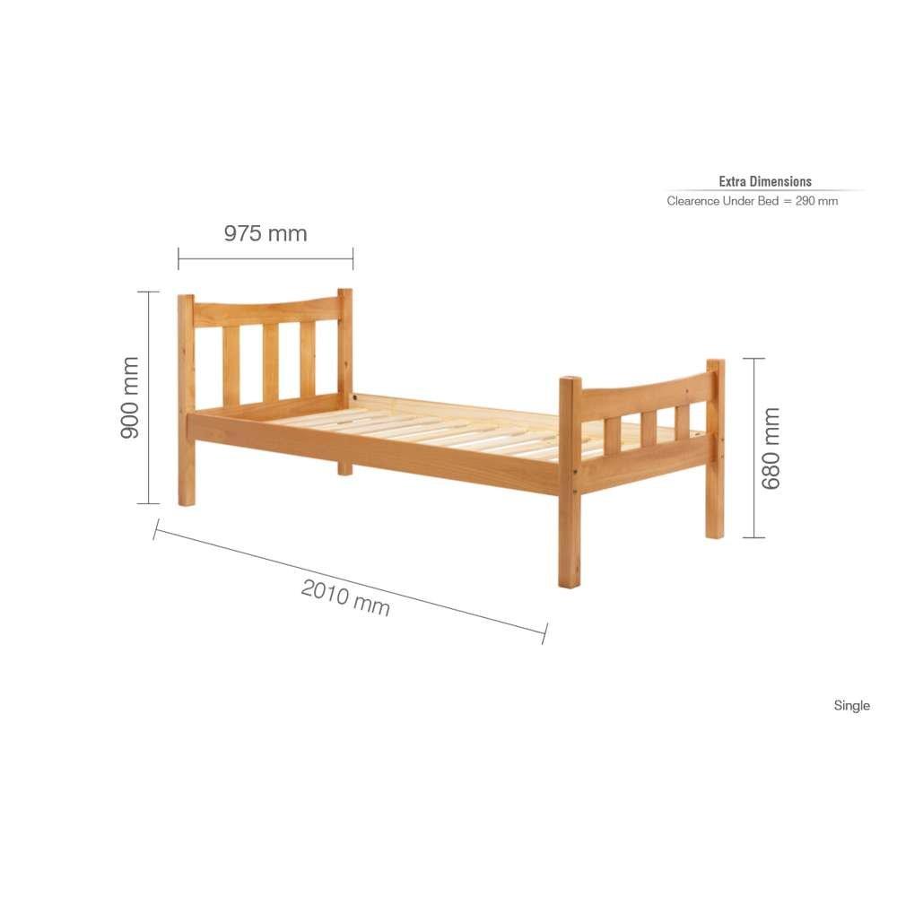 Pine - Birlea - Miami Bed Pine - 8