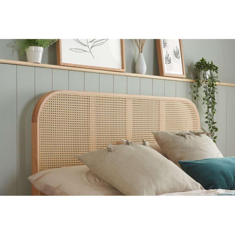 Oak - Birlea - Margot Rattan Bed - 3