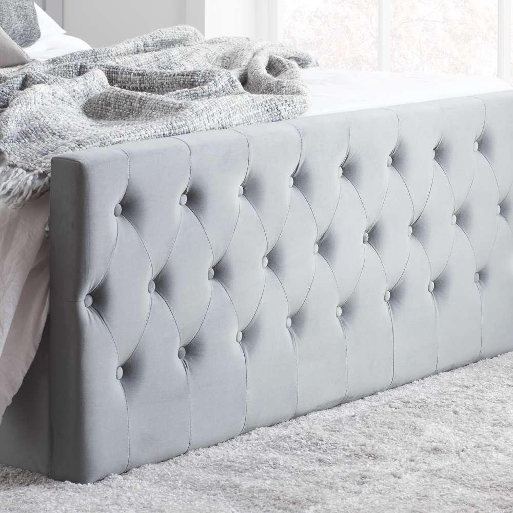 Grey - Birlea - Marquis Fabric Ottoman Bed - 5