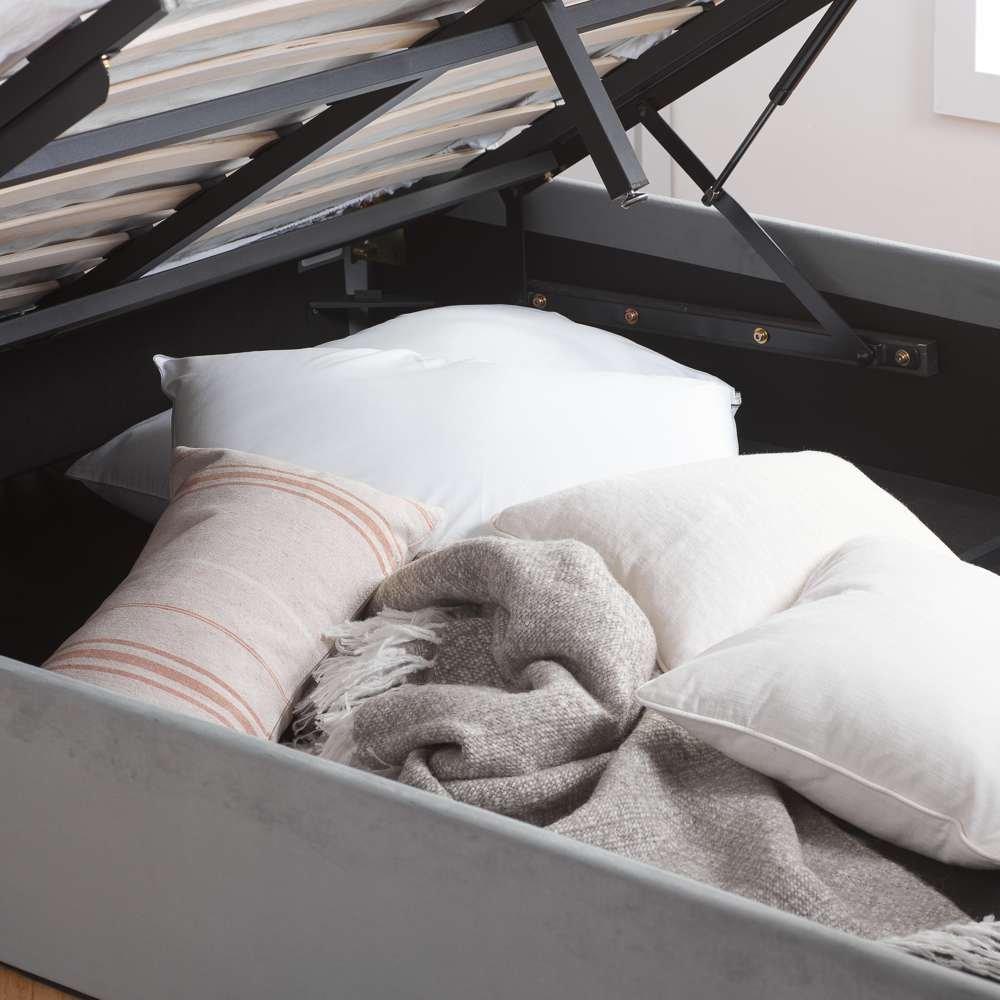 Grey - Birlea - Marquis Fabric Ottoman Bed - 6