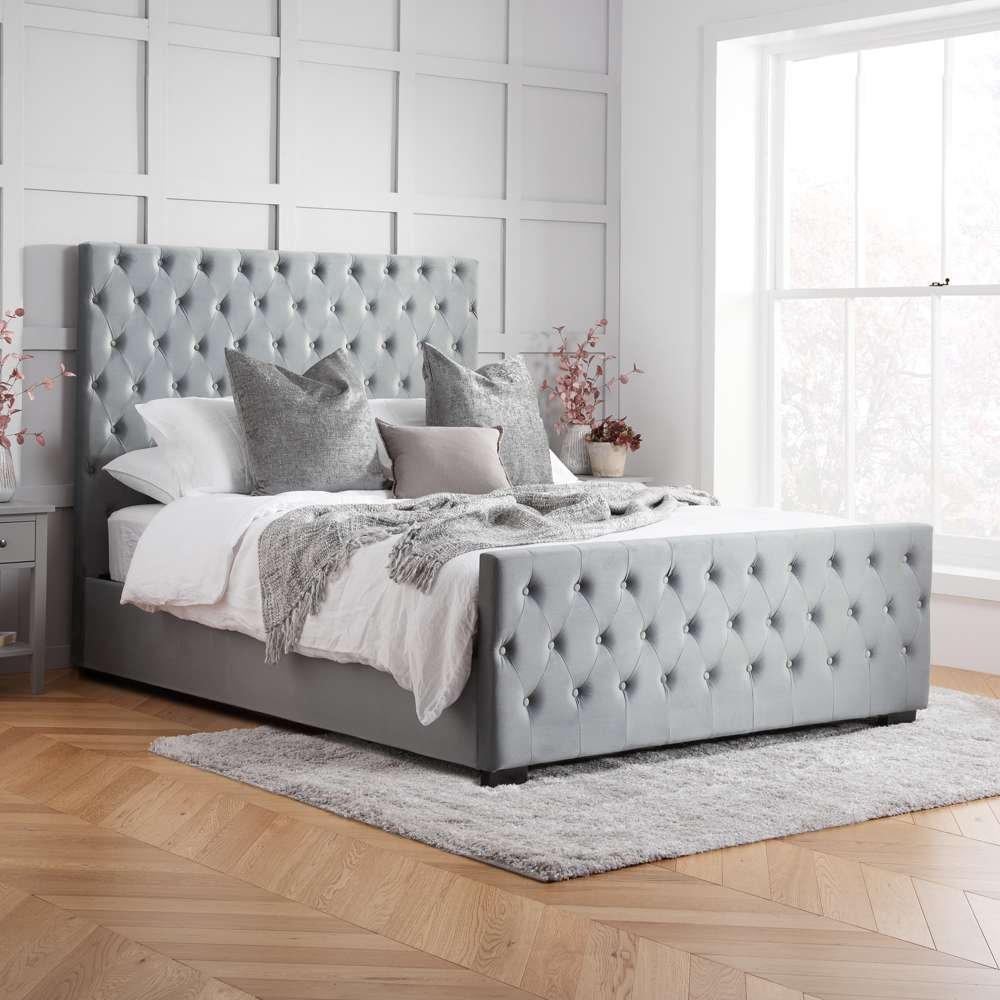 Birlea  Marquis Fabric Bed - Grey - King