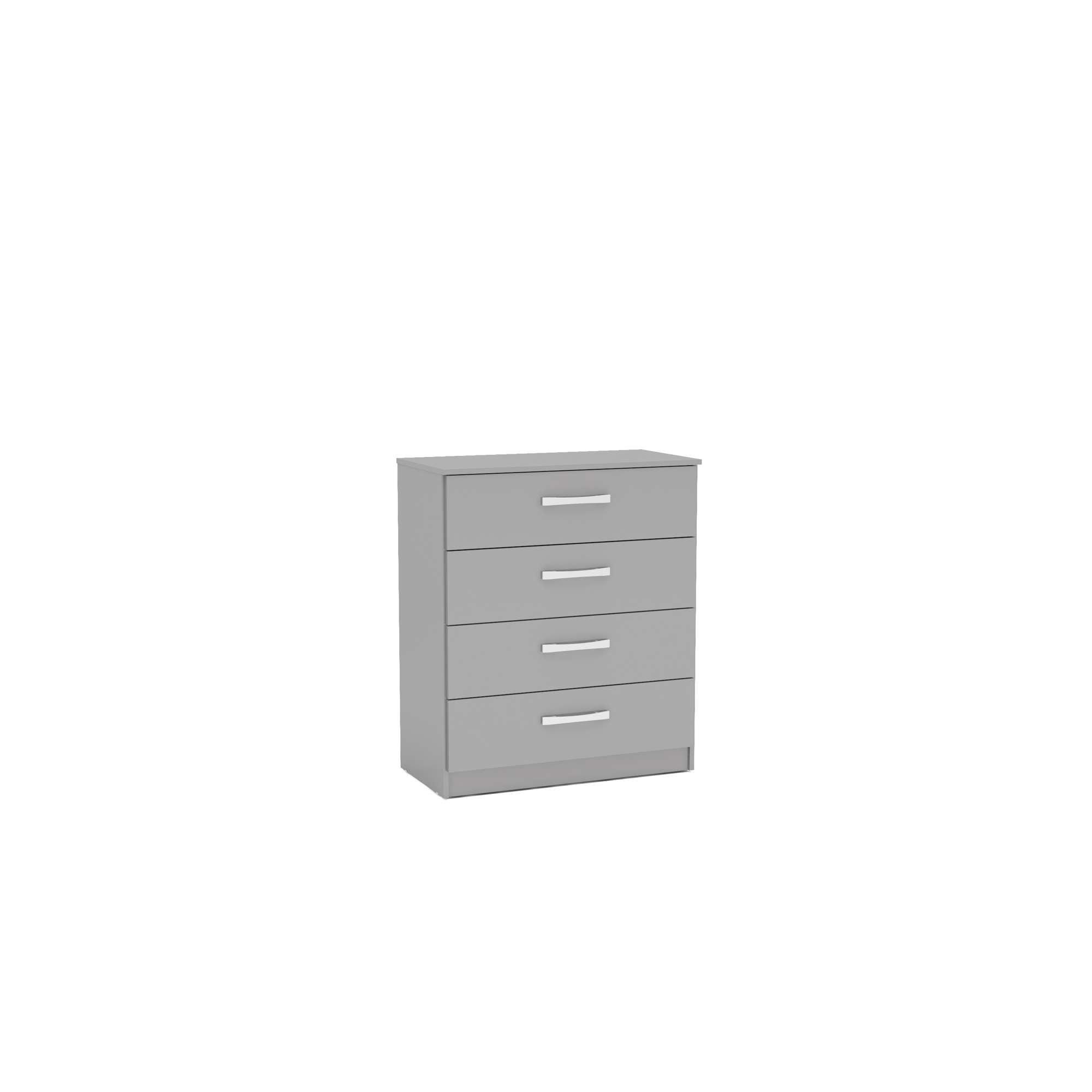 Grey - Birlea - Lynx 4 Drawer Chest - 2