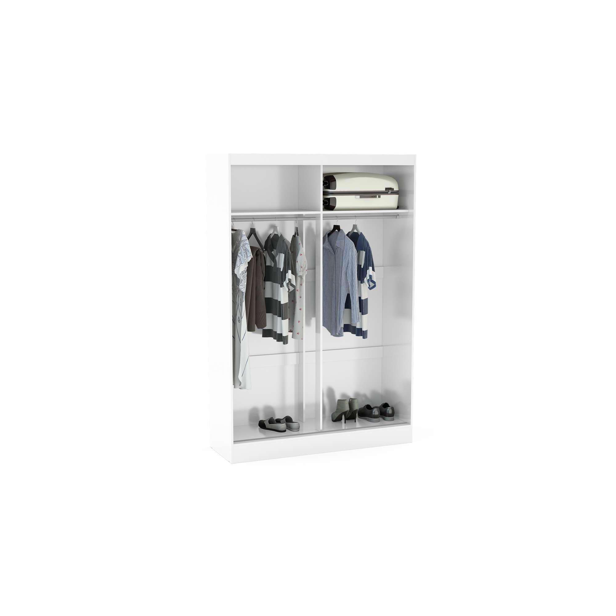 White - Birlea - Lynx 2 Door Sliding Wardrobe - 3