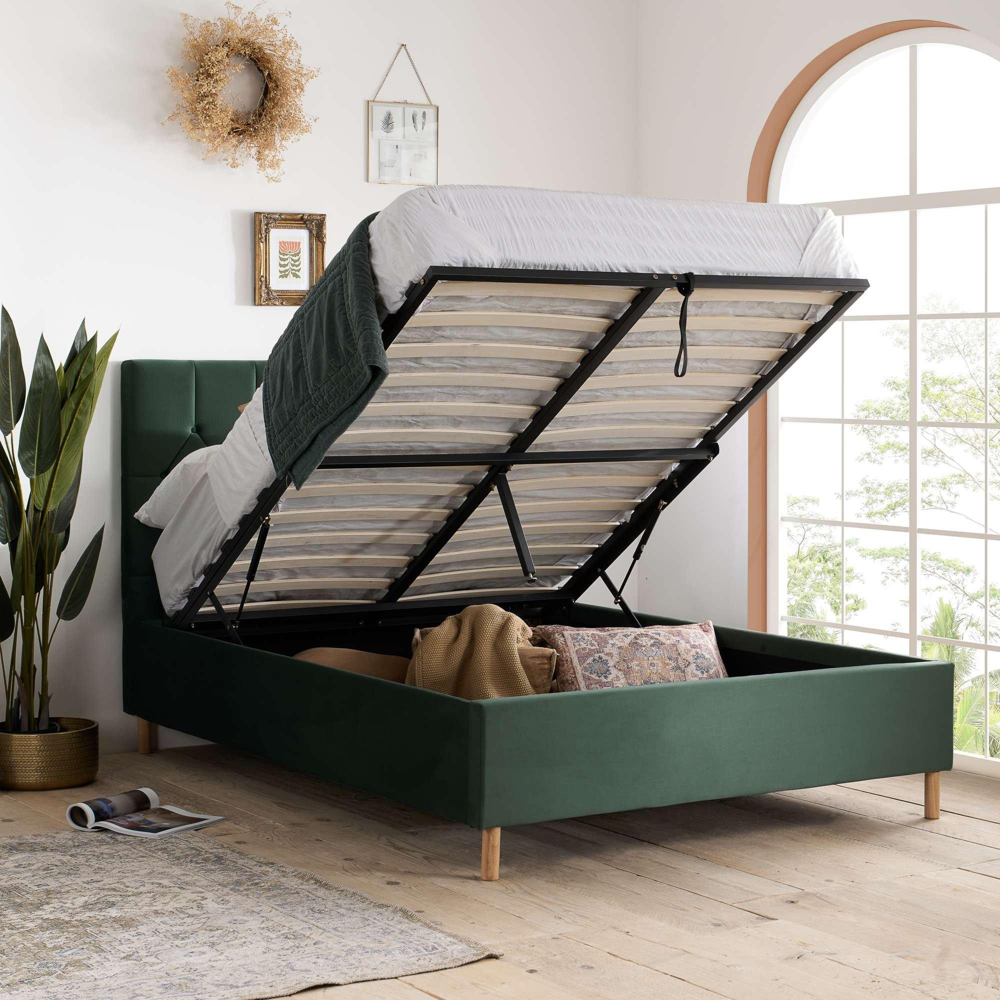 Birlea  Loxley Ottoman Bed - Green - King