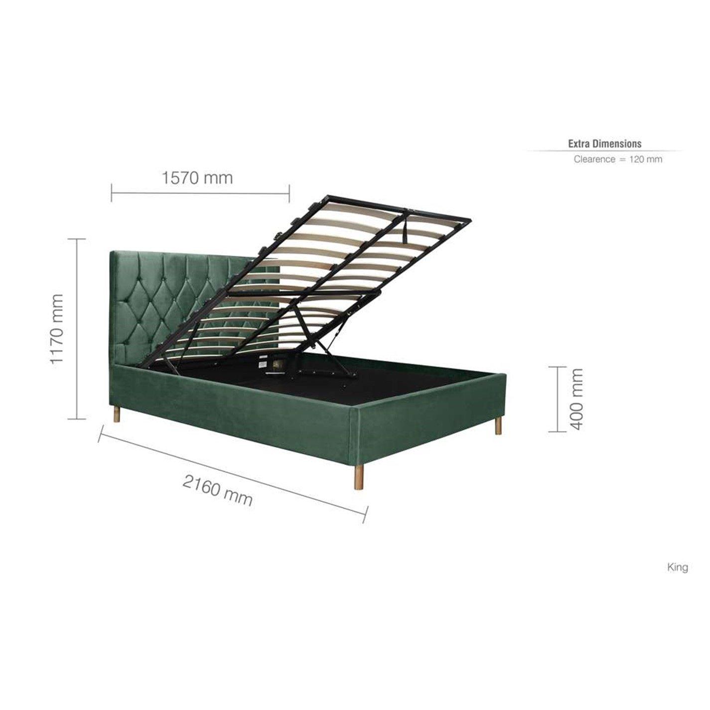 Green - Birlea - Loxley Ottoman Bed - 16