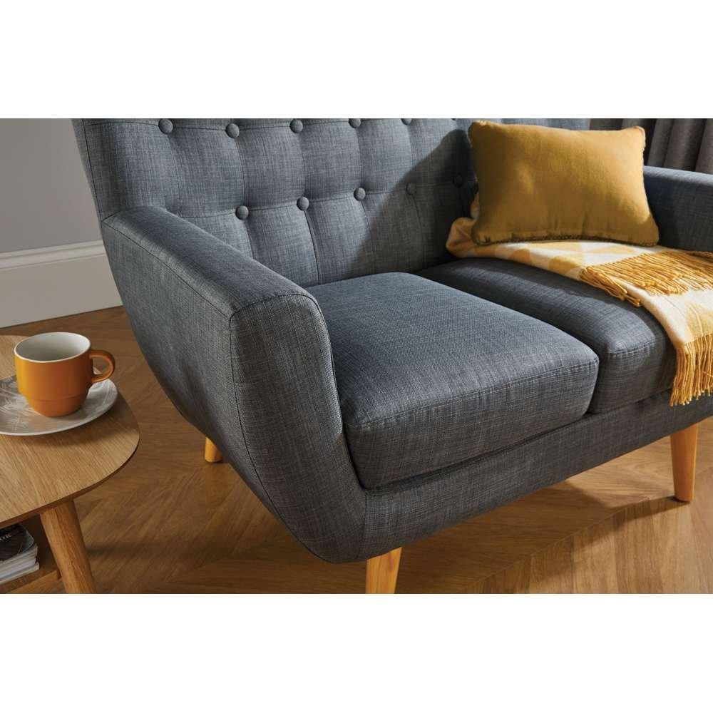Grey - Birlea - Loft 2 Seater Sofa - 6