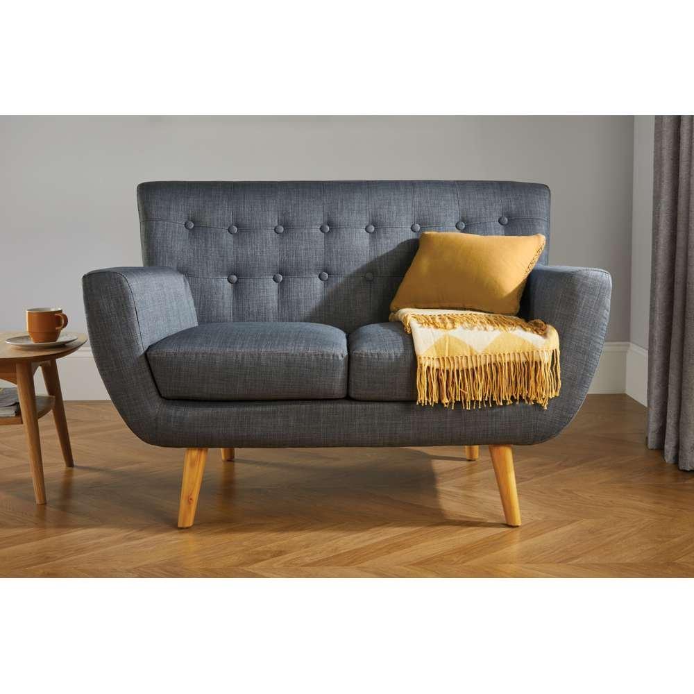 Grey - Birlea - Loft 2 Seater Sofa - 8