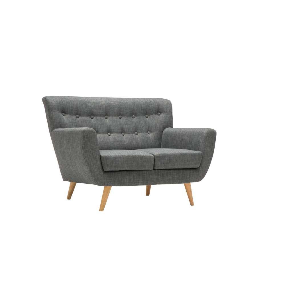 Grey - Birlea - Loft 2 Seater Sofa - 9