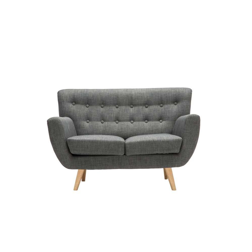 Grey - Birlea - Loft 2 Seater Sofa - 10